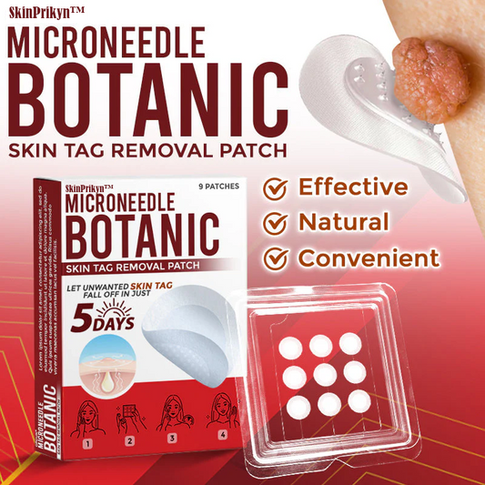 SkinPrikyn™ MicroNeedle Botanic Skin Tag Removal Patch 🇺🇸 Made in the USA